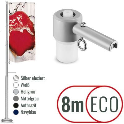 Fahnenmast Ausleger Eco 800cm